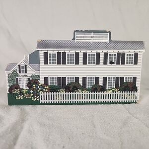 Emily Post House Cat's Meow Village Collectibles Wood 2002 Signed Jaline 02